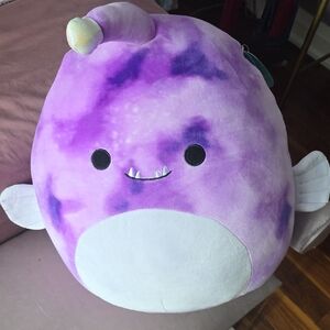 Squishmallows Purple Narwhal Plush